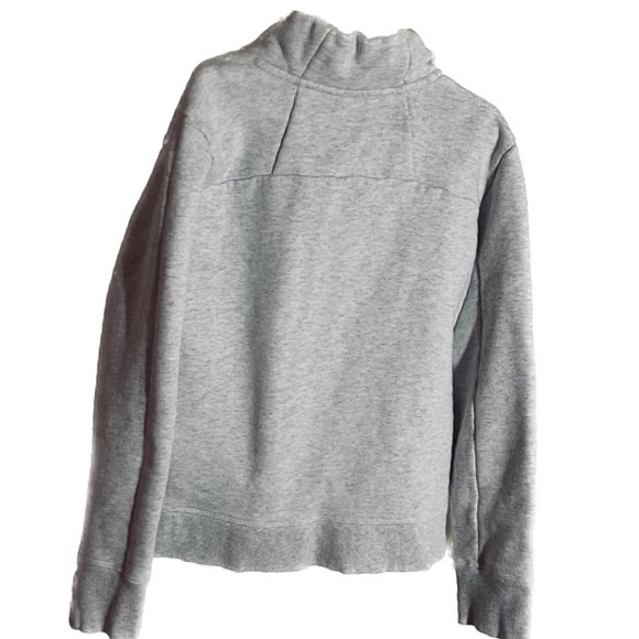 ATHLETA GIRL “Inner Strength” Funnel Neck Sweatshirt Heather Sz 12 - Picture 2 of 4